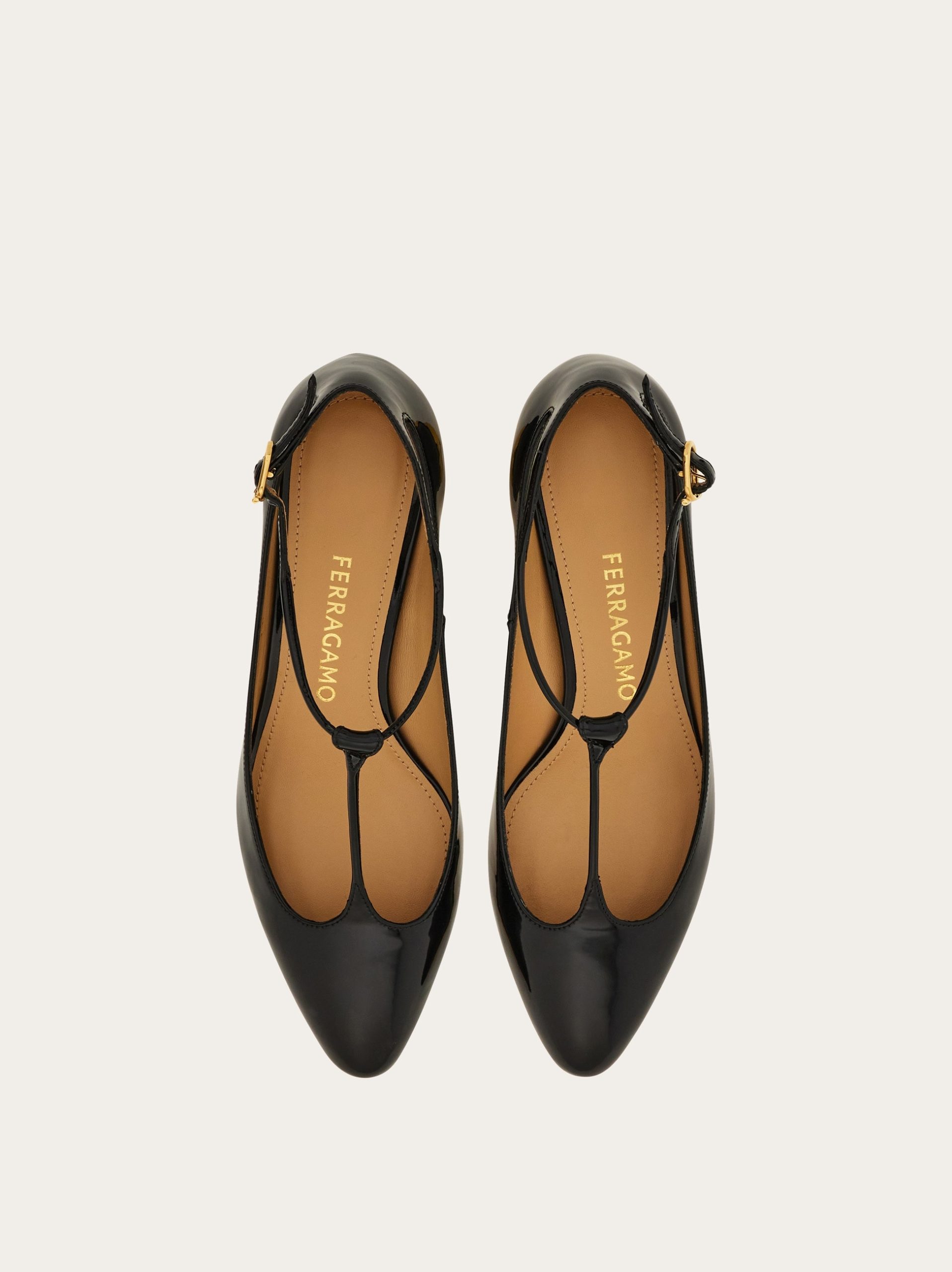 Ferragamo Spherical heel T-strap pump - Image 4